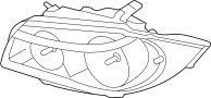 63116924667 Headlight (Left)