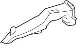 Instrument Panel Air Duct (Left, Rear, Lower)