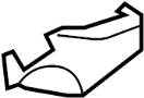 52109129303 Belt. Guide. Seat. (Left)