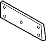51117418748 License Plate Bracket (Front)