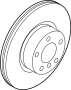 34118054827 Disc Brake Rotor (Left)