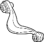 33306871011 Suspension Control Arm (Rear, Upper)