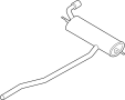 18309811089 Exhaust Muffler (Rear)