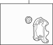 34119804733 Disc Brake Caliper Bracket (Left)