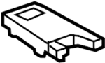 41009800341 Body C-Pillar Baffle Plate