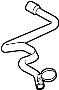 Engine Coolant Overflow Hose