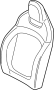 52109471376 Cover sport backrest ELECTRIC. Seat back cover.