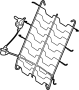 52107489877 Lumbar. Support spring. (Left)