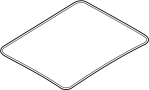 Gasket, roof cut - OUTER. 