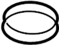 Engine Air Intake Hose Gasket (Upper)
