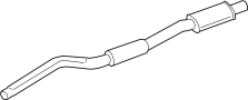 18307646430 Exhaust Muffler (Front)