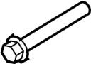 Suspension Control Arm Bolt (Front, Rear, Upper, L