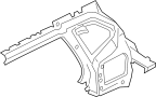 Quarter Panel Reinforcement (Right, Rear, Upper, Lower)