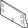 51118059896 License Plate Bracket