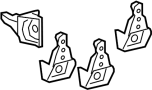 63117367757 Headlight Mounting Kit
