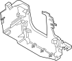 12527632887 Engine Control Module (ECM) Bracket
