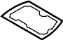 61278610482 Access cover seal. Seal, service cover, HV b.