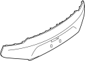 51127394633 Bumper Trim (Rear, Upper, Lower)