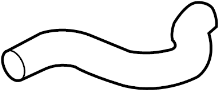 View Radiator Coolant Hose (Upper) Full-Sized Product Image 1 of 2