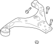 View ARM. CONTROL. COMPLETE. Suspension. Cntl.  Full-Sized Product Image 1 of 2