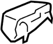 Exterior Door Handle Cover (Right, Rear)