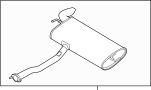287003W100 Exhaust Muffler