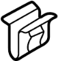 Image of Clip. Trim. Retainer. Pillar. Quarter. (Front, Rear, Upper, Lower). A Clip which helps. image for your 2024 Hyundai Tucson   