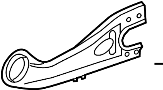 View Arm. Trailing. Suspension. Control. (RR). (Left, Right, Rear) Full-Sized Product Image 1 of 4