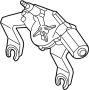 View MOTOR ASSY-REAR WIPER. MOTOR ASSY-RR WIPER Full-Sized Product Image 1 of 1