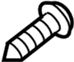View BOLT(W/WASHER). SCREW-TAPPING. T/SCREW-FLANGE HEAD Full-Sized Product Image
