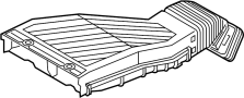 Engine Air Intake Hose (Rear, Upper)
