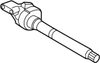 Image of CV Intermediate Shaft image for your 2010 Hyundai Accent   