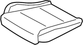 View COVERING ASSY-FR CUS. COVERING ASSY-FR CUSH,LH (N LBR P/LEATHER SEAT COVERING) Full-Sized Product Image 1 of 1