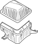 281103E000 Air Filter and Housing Assembly