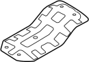 287903E940 Shield. Heat. (Right, Front, Rear)