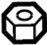 View Steering Tie Rod Nut Full-Sized Product Image
