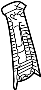 View 858243E00044 Full-Sized Product Image for your 2006 Kia Sorento 3.5L MT 4WD EX 