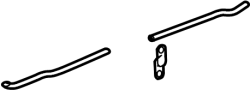 Door Lock Operating Rod (Rear)