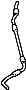 254432P500 Engine Coolant Reservoir Hose