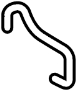 View HOSE-RADIATOR TO RES. HOSE-RADIATOR TO RESERVOIR Full-Sized Product Image