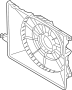 View Engine Cooling Fan Shroud. SHROUD - RADIATOR.  Full-Sized Product Image 1 of 2