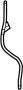 View Engine Oil Dipstick Tube. GUIDE - OIL LEVEL GAUGE. Guide tube.  Full-Sized Product Image