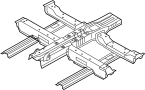 651302P500 Floor Pan Crossmember