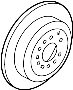 View Disc Brake Rotor (Rear) Full-Sized Product Image 1 of 6