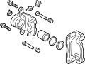 View Disc Brake Caliper (Left, Rear) Full-Sized Product Image 1 of 4