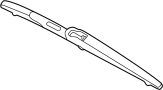 Image of Windshield Wiper Blade image for your 2025 Hyundai Palisade  SEL Sport Utility 