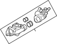 View Engine Coolant Thermostat Housing Full-Sized Product Image