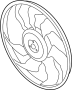 View Engine Cooling Fan Blade. FAN - COOLING.  Full-Sized Product Image