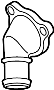 View Engine Coolant Thermostat Housing Full-Sized Product Image