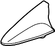 View ANT ASSY-COMBINATION. ANTENNA ASSY-COMBINATION (GRAY(LD KEY COLOR)) Full-Sized Product Image 1 of 1